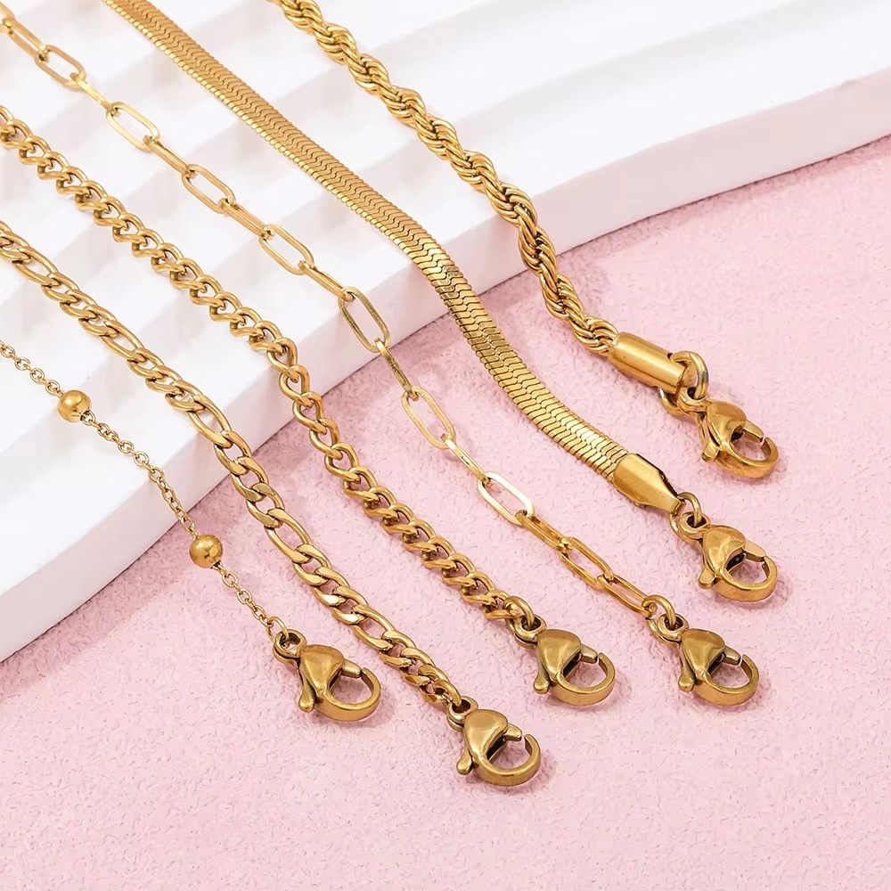 6 Pcs / Set - 18K Gold Plated Bracelet Set - Picture 5 of 8
